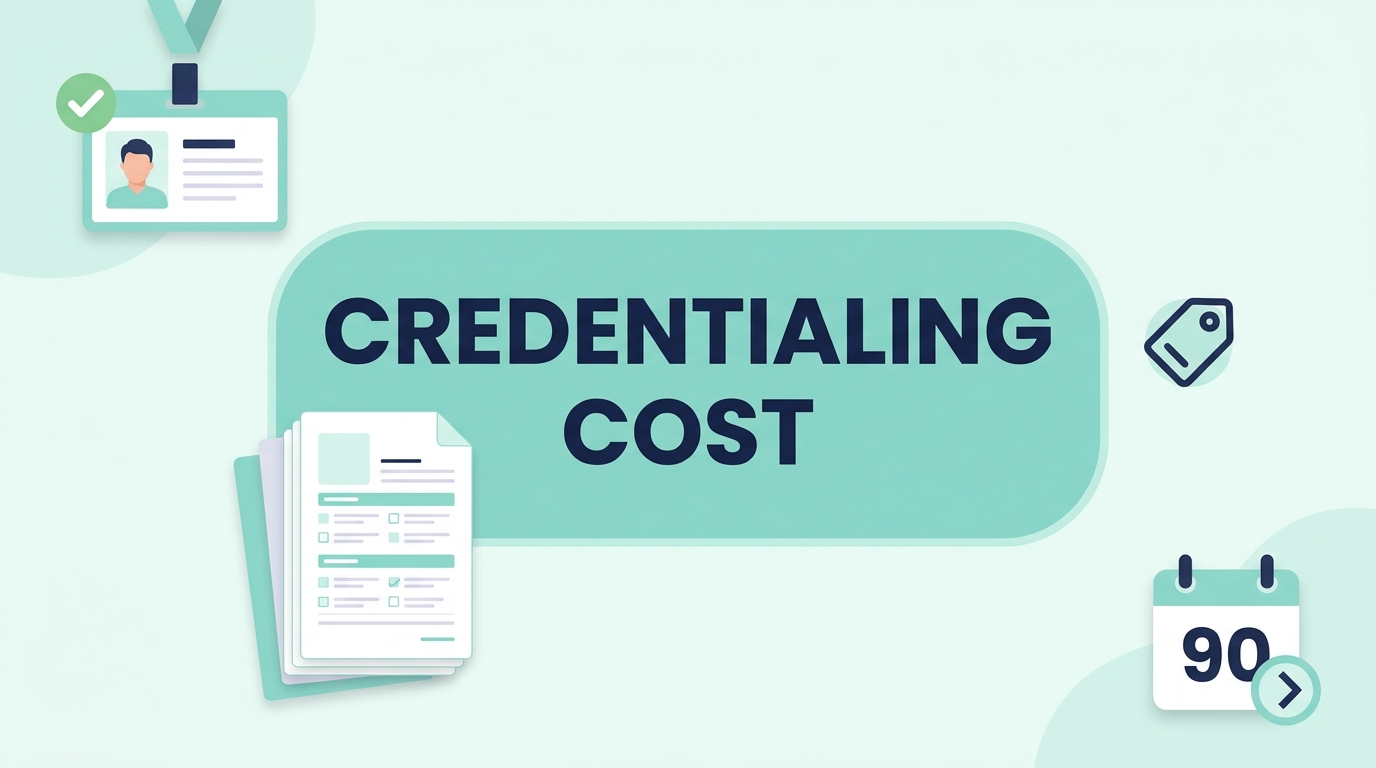 How Much Do Credentialing Services Cost in 2026?